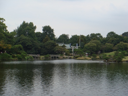 出水神社遠景